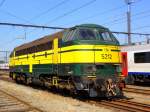 SNCB/NMBS Class 5212 from Infrabel on Railexpo 2010 (Station Saint Ghislain)at 27.06.2010.