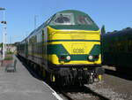 CFV3V 6086 (ex-NMBS HLD60-61) at Mariembourg ready for departure to Treignes.
18-07-2010
