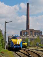 . The special train  Hommage aux locos de la série 62  taken in the station of Langerbrugge on April 5th, 2014.