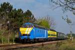 . The special train  Hommage aus locos de la Série 62  taken in Zelzate on April 5th, 2014.