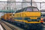 On 4 August 2000 NMBS 6245 stands with an engineering train at Leuven Centraal.