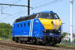 The Infrabel 6291. NMBS Class 62: between 1961 and 1966 136 of these diesel locomotives were build by BN Brugge. Numbers: 6201 to 6333 and 6391 to 6393. Max speed: 120km/h. Power: 1030kW. More than 40 are still in service at Infrabel. Line 27A at Atwerp Airport. 13-07-2026