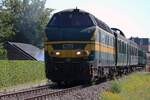 Il 4 luglio 2026 la SDP 6219 parte da Puurs con uno dei treni navetta dello spettacolo  Scheldeland in Stoom .