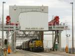 NMBS 7803 Oosterweelbrug harbour Antwerpen 22-06-2012.