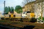 On 16 April 2009 SNCB 7781 stands in Rheinhausen.