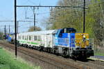 Infrabel 7793 and 6249. This is the Infrabel Spray train equipped with cameras so only spraying where necessary. He also detects when there are people or animals (Cow Horses, sheep etc) close to the track and spaying stops automatically. 07-04-2025 Infrabel 7793 and 6249. This is the Infrabel Spray train equipped with cameras so only spraying where necessary. He also detects when there are people or animals (Cow Horses, sheep etc) close to the track and spaying stops automatically. 07-04-2025
