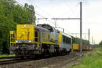 The NMBS 7733 pulling the 1346 to the NMBS depot in the port of Antwerp. Build by Siemens-Vossloh: type 77-78 construction n�1000950 year of manufacture: 2001. Line 27A at Antwerp Airport. 30-06-2026