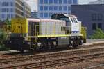 Equipped with LED head lights, Lineas 7734 passes solo through Antwerpen-Berchem on 3 July 2026.