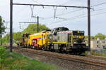 De Certus Rail 7755 met een onderhoudstrein afkomstig uit de haven van Antwerpen. Siemens-Vossloh NMBS serie 77-78 gebouwd in 2001 met constructienummer 1000972. NMBS Klasse 77: tussen 1999 en 2005 zijn 170 van deze diesellocomotieven gebouwd door Siemens-Vossloh. Nummers: 7701 tot 7870. Maximaal snelheid: 100 km/u. Vermogen: 1150 kW. 110 zijn in dienst bij Lineas, 37 zijn in dienst bij de NMBS, 23 zijn in dienst bij Infrabel, BLS Cargo Nord heeft er 3, Certus Rail heeft er 3 in dienst. Lijn 27A bij Antwerp Airport. 17-08-2026
