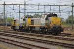 Lineas 7809 takes a short break at Roosendaal on a grey 23 July 2026.  This loco and a sister engine were deployed on a training ride between Antwerpen and Roosendaal. 
