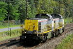 The Lineas 7773 and the 7781 on rout to the port of Antwerp.