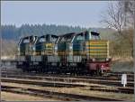 Four Srie 82 engines taken at Gouvy on February 23rd, 2008.