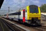 NMBS 4174 calls at Lier on 22 May 2019.