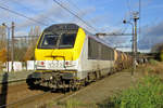 On 19 November 2016 an oil train with 1323 passes through Antwerpen-Noorderdokken.