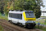 The Lineas 1311 on route out of the port of Antwerp.