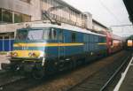 Scene form the past: NMBS 1501 with red M-5 stock at Liege-Guillemins on 13 July 1999. Now, Class 15 is gone; the M-5 are refurbished and repainted and Liege-Guillemins has completely changed.