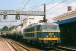 Scanned picture of 2022 passing through Lier on 29 July 1998.