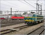 The SNCB 2004 and a DB 181 in Luxembourg.