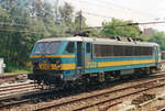 On 16 July 1997, NMBS 2122 runs round at Leuven.