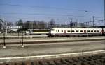AM 80 no 410 and engine 2113 at Brussels-Scharbeek, March 9th, 1996.