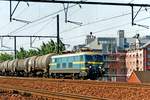 Tank train with 2325 passes through Antwerpen-Dam on 16 May 2002.