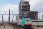 Lineas 2839 hauls a mixed freight for Aachen West through Hasselt on 22 May 2019.