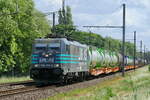 Lineas 186 255 Bombardier Traxx with the BASF Ludwigshafen to BASF Antwerpen shuttle.
