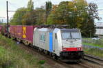 The Lineas 186 502 being towed by the Lineas 186 503. Bombardier Traxx F140 MS2e build in 2018 with construction N° 35550. Line 27A at Antwerp Airport. 15-10-2026