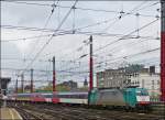 . The IC Benelux is entering into the station Bruxelles Midi on May 10th, 2013.