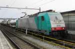 CoBRa 2830 has run round and readies herself to leave Breda again on 14 February 2014.