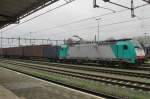 CoBRa 2822 leaves a drizzly Roosendaal on 9 January 2016.