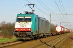 CoBRa 2842 passes through Wijchen on Saturday 28 February 2016.