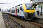 SNCB/NMBS Multiple Unit AM-08072 at 05.07.2013 on Station Leuven.