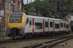 NMBS Desiro 08 116 quits Lier with an L-Train to Hasselt on 14 July 2022. NMBS Desiro 08 116 quits Lier with an L-Train to Hasselt on 14 July 2022.