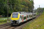 The NMBS 08064 on route from Lier to Antwerpen-Berchem station. Siemens Desiro ML build in 2013. NMBS Class MR08 (EMU08) Desiro ML : Between 2011 and 2016  305 of these EMU (Electric Multi Unit) were build. The first 105 by Siemens, the last 200 by B ...