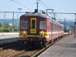 L train Jemelle-Herstal is calling at Angleur station in October 2010.