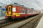 SNCB/NMBS Multiple Unit 165 AM62 as L-train Liege Guillemins - Waremme at 10.02.2010 on Station Liege Guillemins. 