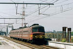 On 13 June 2006 NMBS 834 is about to call at Antwerpen-Luchtbal. This station was being rebuild to accommodate for the HSL-4 from Antwerp to Rotterdam.