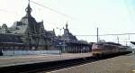 Electric multiple unit srie AM 75 no 802 at Brussels-Schaerbeek, March 9th, 1996.