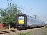 IC train De Panne-Antwerp passing Avekapelle in August 2014.