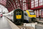 The NMBS 485 as Intercity from Antwerpen Centraal to Lille Flandres(France) at platform 2 level +1 at Antwerpen Centraal. NMBS Class MS96 (MR96/EMU96) : A total of 120 of these EMU (Electric Multi Unit) where build between 1996 and 2000 by Bombardier ...