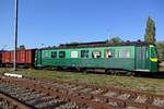 Ex-SNCB 554.11 has found a resting home at Mariembourg with the CFV3V, as seen on 21 September 2019.