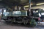 On 22 september 2023 ABC-2 of the French preservation society Chemins de Fer du Dollard stands in the CFV3V loco shed at Mariembourg during the 50th anniversary of the CFV3V.