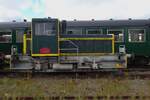 Y 5130 -a former SNCF shunter-  stands with the CFV3V at mariembourg and is seen on 22 September 2023.