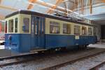 Inside a new shed in Treignes stands 551-34 of the CFV3V and is seen on 23 September 2023.