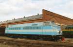 NMBS 5001 is in fact 5117 and the preservation society PTF-TSP recreated the experimental 5001, standing here at Saint-Ghislain on 12 September 2009.