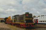 On 12 September 2009 PFT-TSP present ex-Belgian Royal Army 42550 -with railway crane- in Saint-Ghislain.