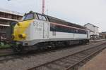 Ex-NMBS 5512 stands on 6 May 2023 as guest in Maldegem during the Steam Weekend of the SCM.