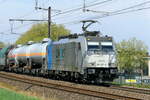 Lineas 186 457 Bombardier Traxx with the GXN Antwerpen-Köln Shuttle. 19-04-2025