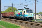 Lineas 186 252 Bombardier Traxx  Out of Traffic onto Rail  livery. 28-04-2025